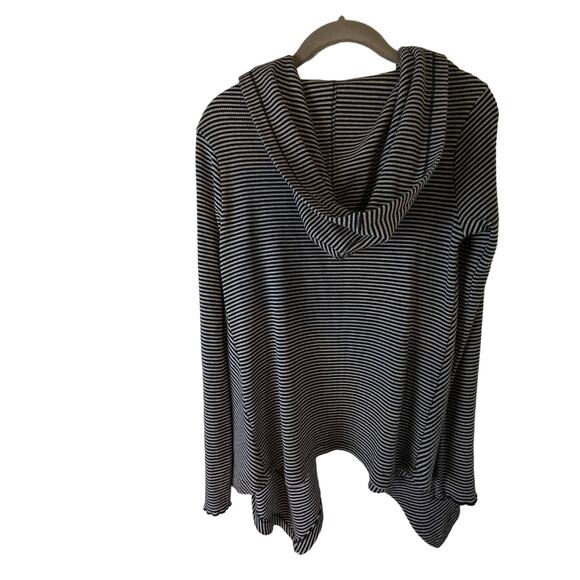 Calvin Klein Performance Small Striped Hooded Cardigan Quick Dry Women’s Top - Picture 16 of 16